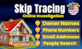 provide you expert skip tracing services fast and accurate