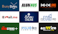 design professional wordmark, typography, lettering logo