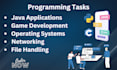 do custom software development and programming projects