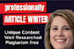 do SEO technical article writing, blog post writing or content writing