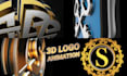 make professional 3d logo animation for your brand