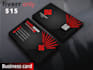 design business card with two concepts