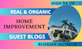 publish your guest post on home improvement guest post blogs link building
