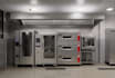 design a professional commercial kitchen layout with 3d