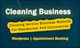 create cleaning service website with appointment booking