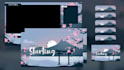 design animated vtuber twitch stream overlays, alerts