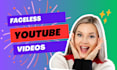 make faceless youtube videos ,video editing