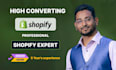 create a high converting shopify store with custom design