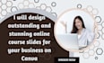 create online course slides and webinar using powerpoint canva or google slides