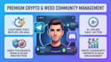 be your web3 crypto community manager and moderator