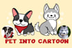 draw your pet cartoon in chibi kawaii style