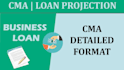 make project report or cma report for loan