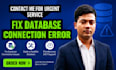 fix error establishing a database connection of wordpress website fast