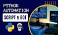 write python scripts and bots