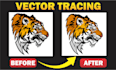 do vector tracing of any complex design