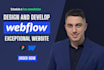 design and develop an exceptional responsive webflow website