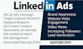 setup and optimize high converting linkedin ads campaign for you