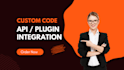 integrate apis and custom code into your webflow website