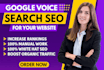 do google voice search SEO for your website