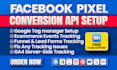 setup facebook pixel conversion api google analytics 4 ads conversion meta pixel