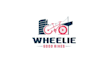 wheelie good bikes logo design