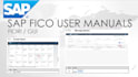 make user manuals for sap fico