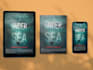 design eye catching book cover with front, back and spine
