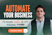 automate your business using airtable, zapier, integromat, softr, google sheets