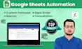 write google sheets macros and apps scripts