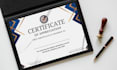 design professional certificates and awards