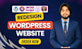 redesign wordpress website into modern elementor pro website