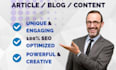 be your freelance content writer SEO article or blog writing
