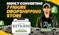 setup automated shopify dropshipping store or website