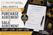 draft purchase agreement or sale agreement