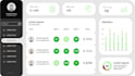 develop admin dashboard using react js, typescript, next js