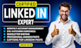 write high quality ai free linkedin posts for your business or profile