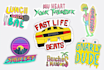 create super rad stickers