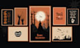 make custom halloween, christmas, thanksgiving art prints