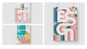 design a modern poster for you