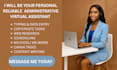 be your personal administrative virtual assistant