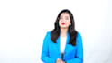 create spokesperson videos on infinity white background