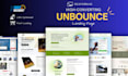 create landing page using unbounce, go high level, wix, instapage