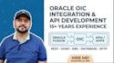 develop oracle integration cloud oic integrations and apis
