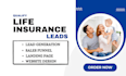 life insurance leads life insurance website life insurance logo landing page