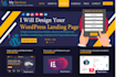 create a high converting landing page with wordpress