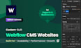 design and build a custom cms website in webflow