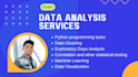 help in data analysis and visualization using python