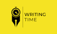 design education, community, school, writing or small business logo