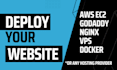 deploy install website to aws ec2, vps, cloud hosting server