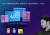 do responsive interactive website using javascript
